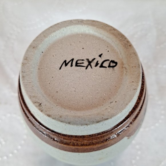 Pottery Vase Cactus Siesta signed Mexico - Picture 8 of 8